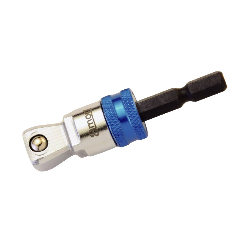 アモリ(Amori) 2way クイックリリース ビットソケットアダプター 12.7sq. ソケット変換六角軸 AALA-4
