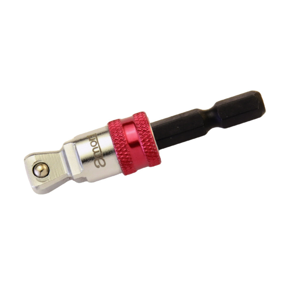 アモリ(Amori) 2way クイックリリース ビットソケットアダプター 9.5sq. ソケット変換六角軸 AALA-3