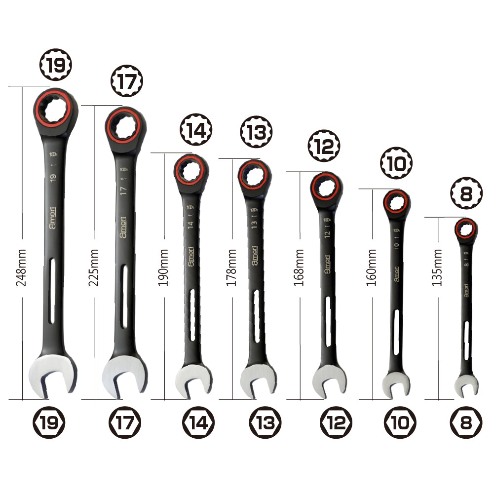 アモリ(Amori) 軽量ギアレンチ 10mm 100T AGW-10