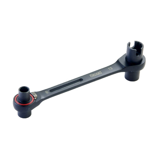 アモリ(Amori) 4 in 1 軽量ラチェットレンチ 溝付き(13mm) ARW-4B