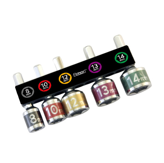 アモリ(Amori) 極短ソケットビットセット5pcs ASSS-5
