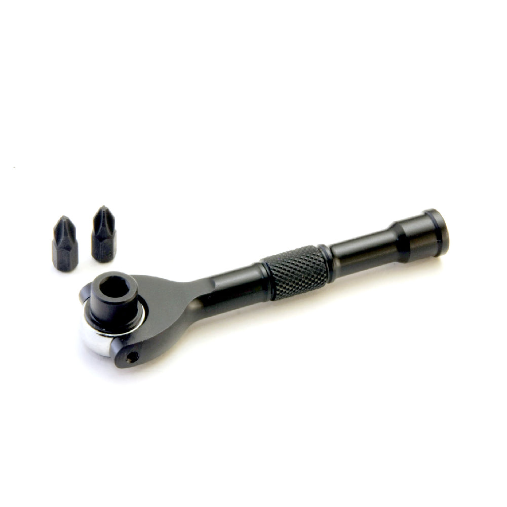 アモリ(Amori) 超軽量 スイベルヘッド ビットラチェットドライバー 90T 6.35mm AYRD-2